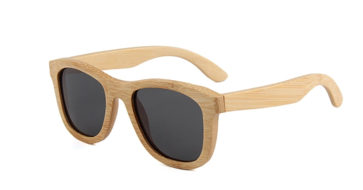 Stylish Bamboo Sun Glass Wooden Bamboo Sunglasses for Women/Man