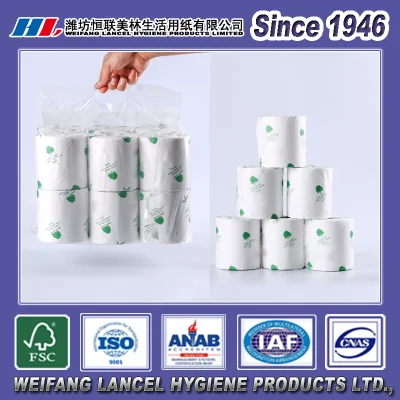 Rouleau de papier hygiénique biodégradable en gros